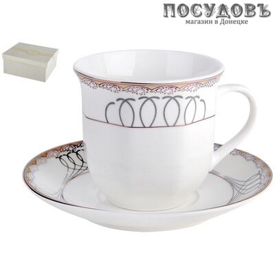 Коралл Magic NBJ02-G07 чайная пара, фарфор, в подарочной упаковке 2 пр.