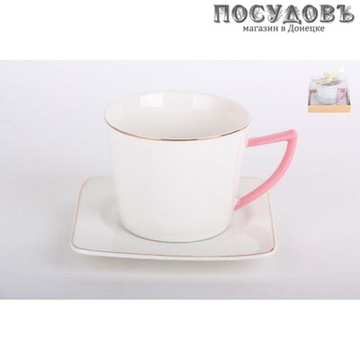 Коралл Лори 28491 чайная пара, фарфор, в подарочной упаковке 2 пр.