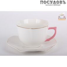 Коралл Лори 28493 чайная пара, фарфор, в подарочной упаковке 2 пр.
