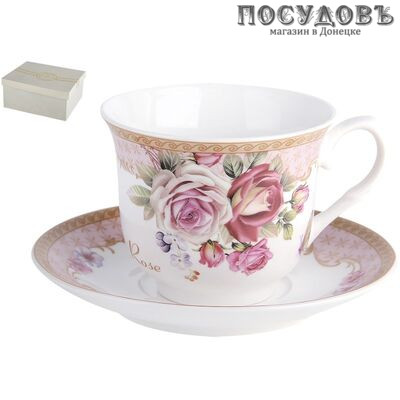Коралл Роуз NKY02-F01 чайная пара, фарфор, в подарочной упаковке 2 пр.