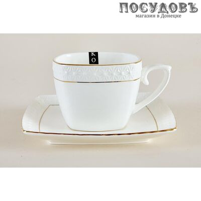 Коралл Снежная королева CS507009-A чайная пара, керамика, в подарочной упаковке 2 пр.