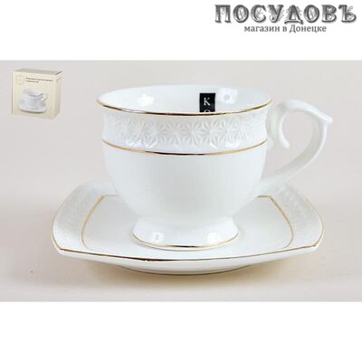 Коралл Снежная королева/з CS506710-A чайная пара, керамика, цветная коробка 2 пр.