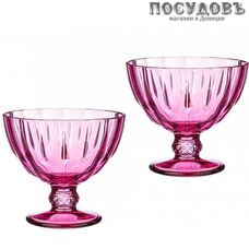 Pasabahce Ice Ville 51658/163С, креманки в наборе 250 мл, стекло, сливовый, в упаковке 2 шт
