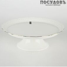 Коралл Снежная королева LTBH-A0124LJ-A блюдо на ножке, керамика, Ø240 мм, в упаковке 1 шт.