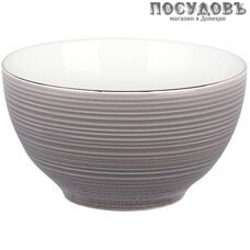 Коралл Стайл голд/кофейный KRJYB158-B салатник, Ø115×60 мм, 400 мл, фарфор