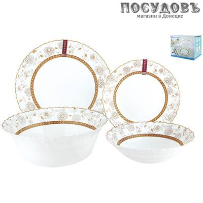 Коралл Корица W-19C8(N) 160203 сервиз столовый стеклокерамика 19 пр.