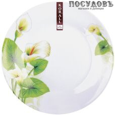 Коралл Калла VJW931/23 тарелка обеденная, Ø230×25 мм, фарфор 1 шт.