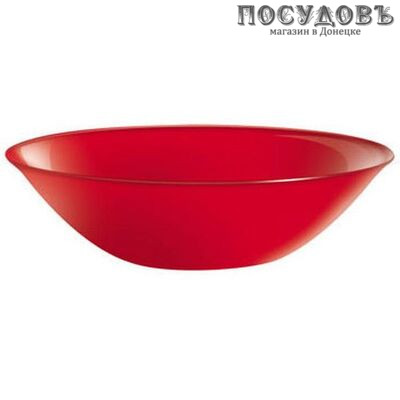 Luminarc Arty Red N2499 салатник, стекло упрочненное, Ø165 мм, Франция 1 шт.