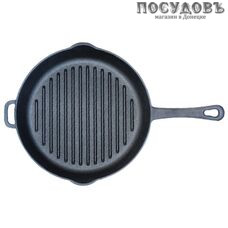 Биол 1126 сковорода-гриль Ø260×55 мм, чугун литой, литая ручка