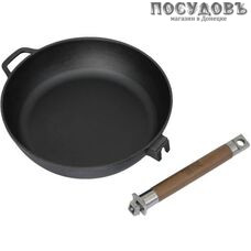 Биол Класик 0326 сковорода Ø260×66 мм, чугун литой, съемная ручка