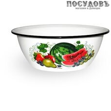 КМК Восточные дары 40304-102/5 миска, сталь эмалированная, 2,0 л, белый