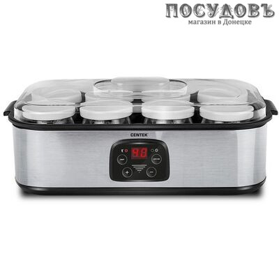 Centek CT-1443 йогурнтица с 8 стеклянными баночками, 30 Вт