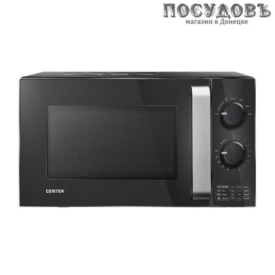 Centek CT-1581 отдельностоящая микроволновая печь, 700 Вт, 20 л, черный