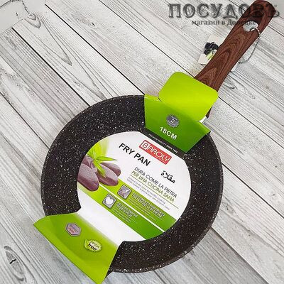 Baroly 11018-18 сковорода, Ø180×50 мм, алюминий литой, мраморное покрытие