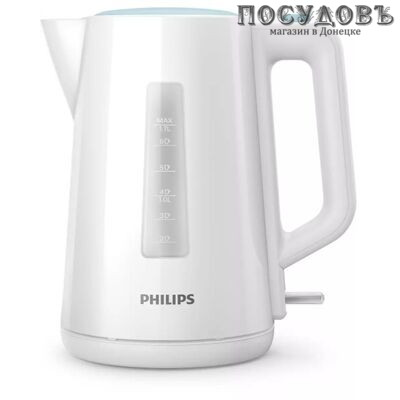 Philips HD9318/70 электрочайник, 2200 Вт, 1700 мл, пластик, цвет белый
