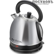 Centek CT-1078 электрочайник, 2200 Вт, 2000 мл, сталь нержавеющая, цвет сатин