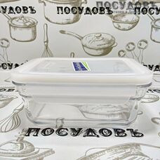 Kaven ВМ 1154 контейнер с крышкой, стекло, 175×130×70 мм, 760 мл, в упаковке