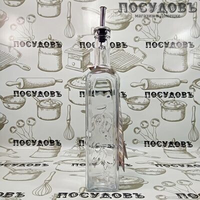 Pasabahce HomeMade 80229 бутылка с пробкой-дозатором, стекло, 330×60×60 мм, 500 мл 2 пр.