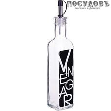 Loraine 28714 бутылка с дозатором, стекло 245 мм, 270 мл, в упаковке 2 шт.