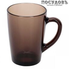 Luminarc "New Morning" h9149 кружка, цвет коричневый, 320 мл, стекло упрочненное, Россия 1 шт