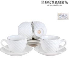 Коралл Твист TC69M-S набор кофейный, фарфор, в подарочной упаковке 12 пр.