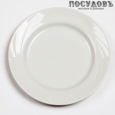 Добрушский фарфор Голубка 0с0586Ф34 тарелка пирожковая, фарфор, цвет белый, Ø175 мм, Беларусь 1 шт.