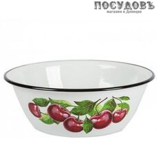 КМК 40304-102/5 миска, сталь эмалированная, 2,0 л, Ø220×60 мм, белый