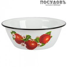 КМК 40304-142/5 миска, сталь эмалированная, 4,0 л, Ø280×105 мм, белый