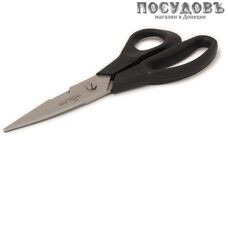 Kramet Н-075 ножницы кухонные, сталь нержавеющая 40×13, 210 мм, цвет черный, на блистере 1 шт.