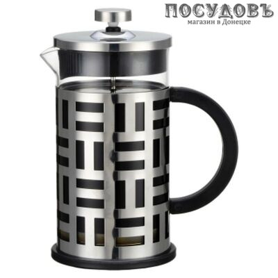 ZEIDAN Z4148 френч-пресс, стекло термостойкое, сталь нержавеющая, 1000 мл