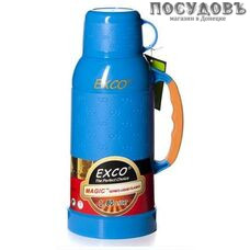 MiEssa MC180 термос, колба стекло термостойкое 1800 мл, цвет синий, оранжевый,зеленый