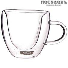 Repast Double wall DC8030H кружка с двойной стенкой, 300 мл, стекло термостойкое