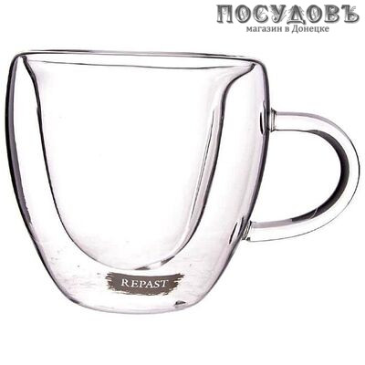 Repast Double wall DC8030H кружка с двойной стенкой, 300 мл, стекло термостойкое