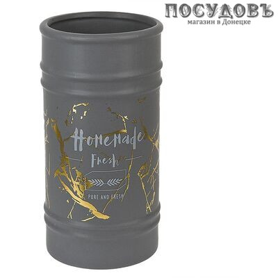 Arthouse Серый мрамор 120036, ваза, 265 мм, фарфор