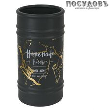 Arthouse Черный мрамор 120037, ваза, 265 мм, фарфор