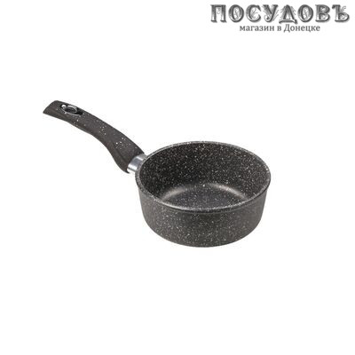 Горница Гранит кш161аг ковш без крышки 1,0 л, Ø160 мм, алюминий литой, гранитное покрытие Pfluon 3 слоя