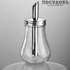 Webber BE-0070 сахарница с дозатором, Ø75×150 мм, 250 мл, стекло, Россия 2 пр.