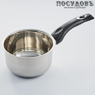 Webber BE-133 ковш без крышки объемом 1,5 л, цвет: металлик, сталь нержавеющая, Ø140 мм, Россия, 1 шт.