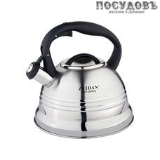 ZEIDAN Z-4157 чайник со свистком, 3,0 л, сталь нержавеющая