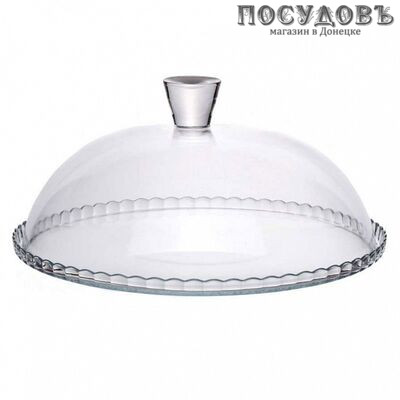 Pasabahce Patisserie 95198B блюдо с крышкой, стекло упрочненное, Ø322 мм, Россия, в упаковке 2 пр.