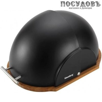 Klausberg KB-7286 хлебница, 370×265×200 мм, металл, пластик, бамбук, 1 шт.