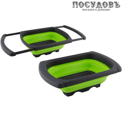 Mallony Frutti 007352 дуршлаг, 385×250×42 мм, резина термопластичная
