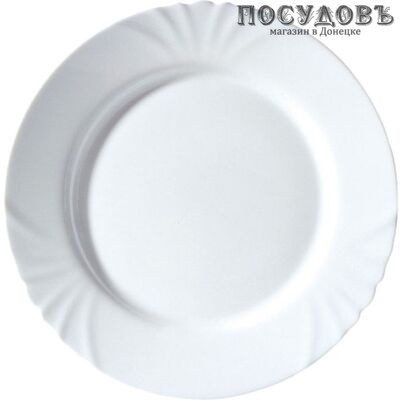 Luminarc Cadix D7380 тарелка обеденная, Ø270 мм, стекло упрочненное, Франция 1 шт.