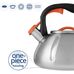 Aurora AU 625 чайник со свистком с крышкой, 3,0 л, сталь нержавеющая, цвет: сатин