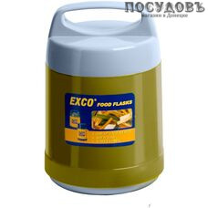 EXCO 02200PH термос пищевой, колба стекло термостойкое 800 мл, цвет микс