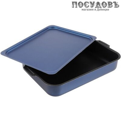 Калитва Экономика 63352 форма для выпечки с крышкой, алюминий, антипригарное покрытие, 350×270 мм