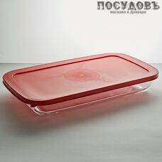 Забава РК-0049/2 прямоугольная форма для запекания с крышкой, стекло жаропрочное, 402×246×52 мм, 3000 мл Забава РК-0049/2 прямоугольная форма для запекания с крышкой, стекло жаропрочное, 402×246×52 мм, 3000 мл