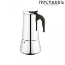 KING Hoff KH-1047, гейзерная кофеварка 600 мл, сталь нержавеющая 1 шт.