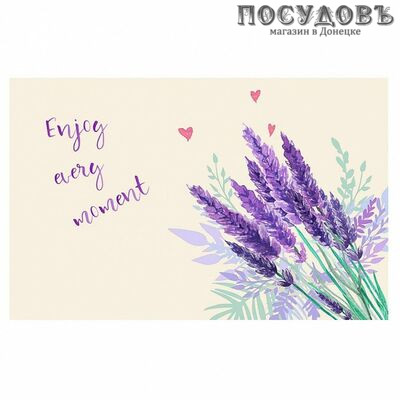 Пластмаркет Фиолент салфетка сервировочная, ПВХ 260×410 мм, 1 шт.