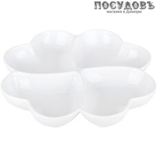 Коралл ZD8340 менажница, керамика, Ø250 мм, 4 секции